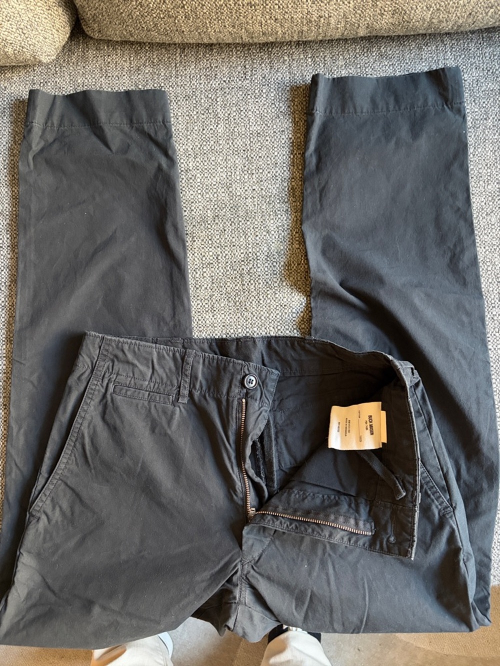 Buck Mason Navy Slim Chino Pants